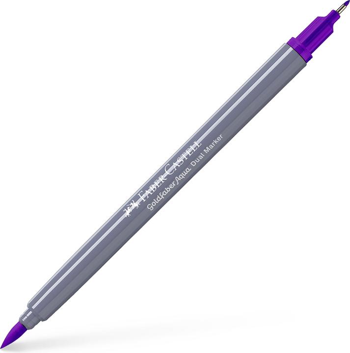 Produktbild Faber-Castell Dual Marker Goldfaber Aqua (Purple, 0.40 mm, 1 x)