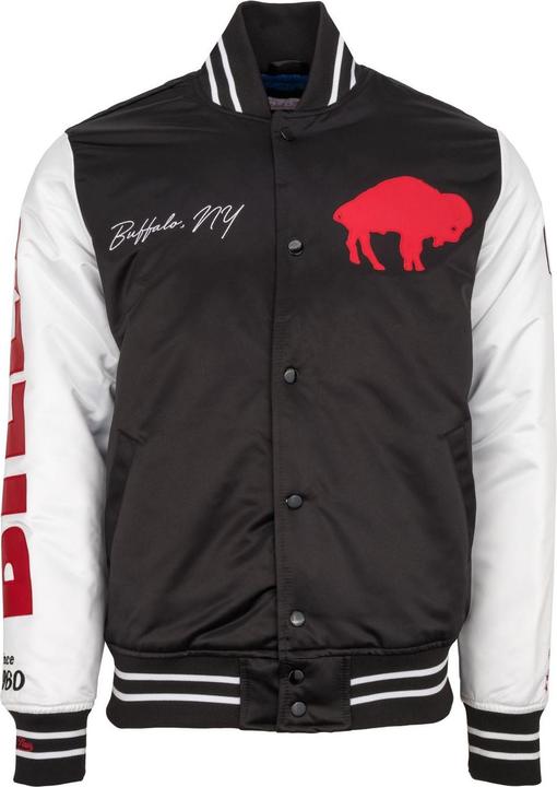 Actual product image Mitchell & Ness M&N Varsity Satin Veste - NFL Buffalo Bills (XL)