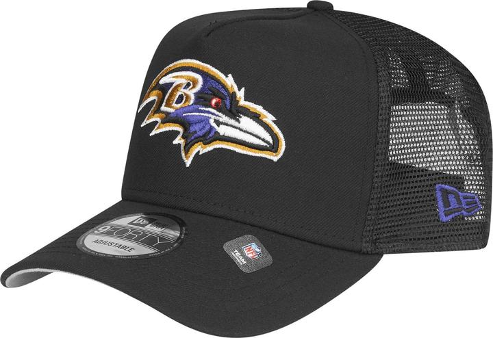 Produktbild New Era A-Frame Snapback Trucker Cap - Baltimore Ravens (One Size)