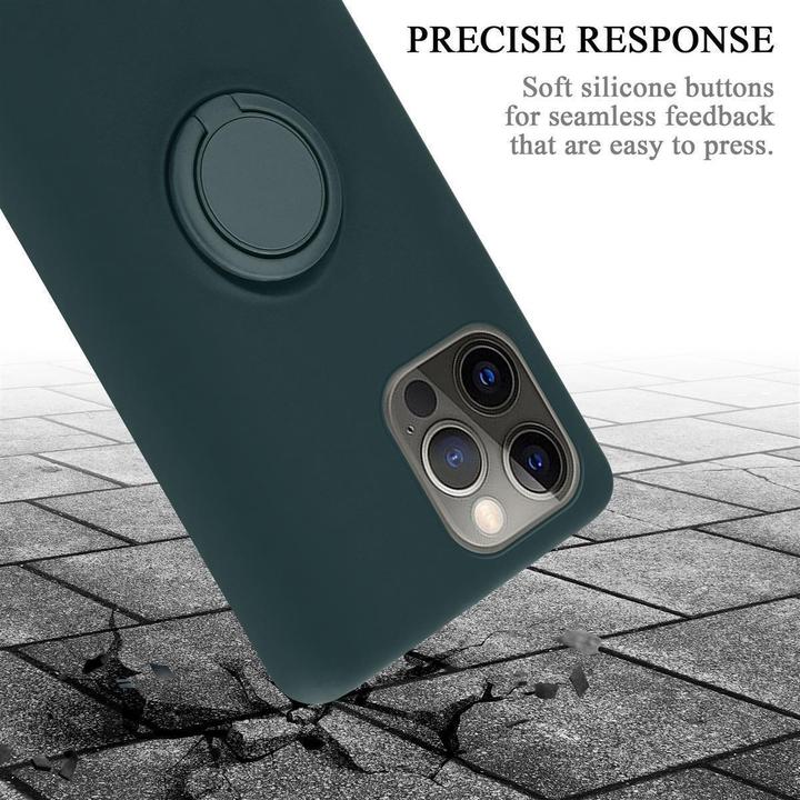 Image du produit Cadorabo TPU Liquid Ring Silicone Case Cover (Apple iPhone 12 Pro Max)