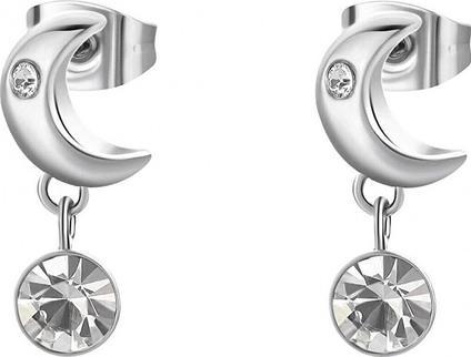 Image du produit Brosway - Moon Dangle Earrings with Chakra Crystal BHKE180