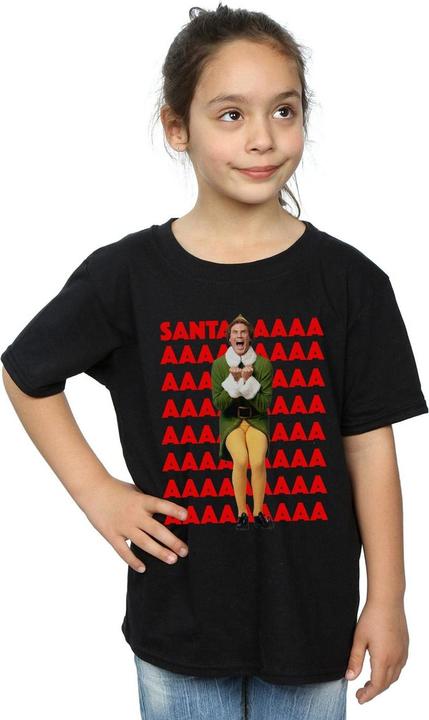 Immagine prodotto Elf Buddy Santa Scream Maglietta Ragazze (152, 158)