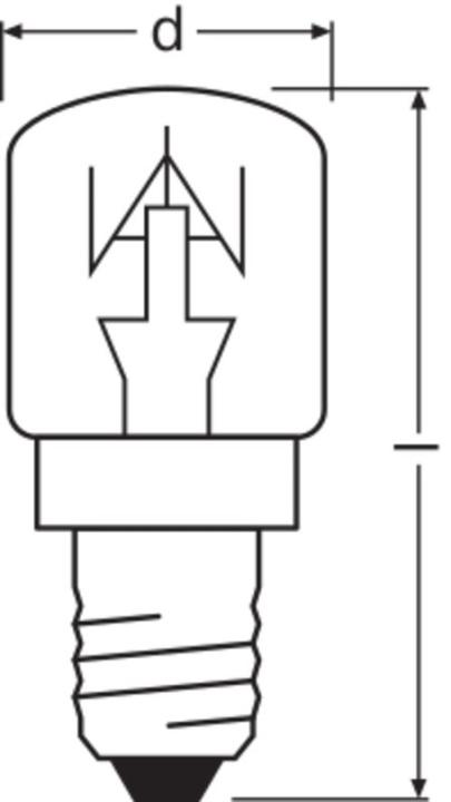 Produktbild Osram Backofenlampe T (E14, 15 W, 85 lm, 1 x, G)