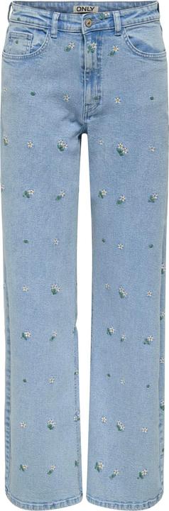 Only ONLJUICY Hohe Taille Weiter Beinschnitt Jeans Jeans mit weitem Bein (W30/L34)