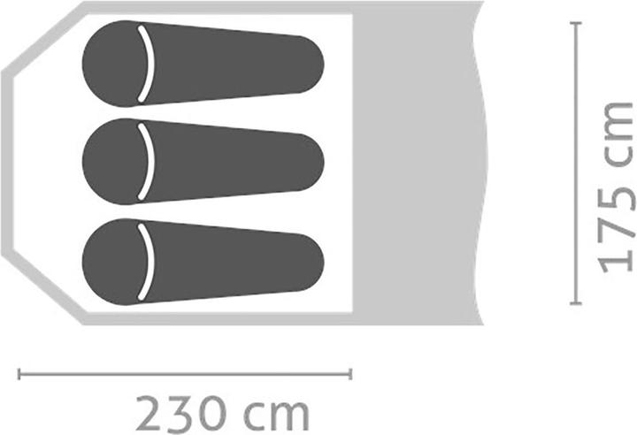Produktbild Salewa Alpine Hut III (Kuppelzelt, 8 kg, 3 Personen)