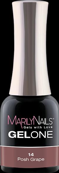Marily Nails GELONE – 14 Posh Grape (Posh Grape, Gel-Effekt Nagellack)