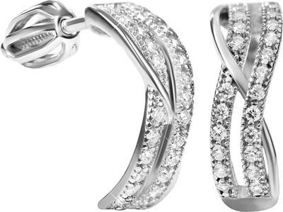 Produktbild Brilio Silver - Silver Semicircular Earrings 436 001 00497 04