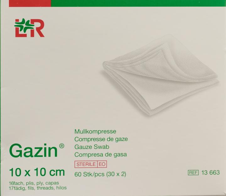 Produktbild Gazin Mullkompressen 10x10cm 16-fach steril