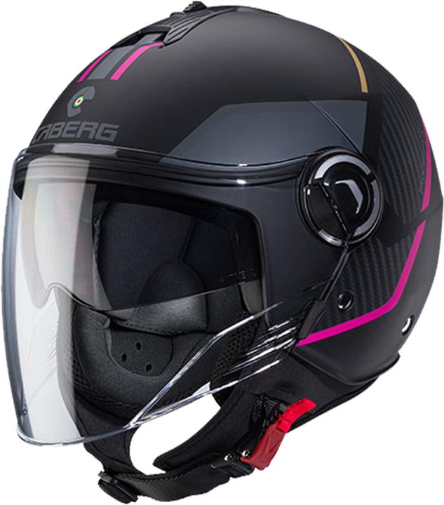 schwarz-pink-dunkelgrau matt