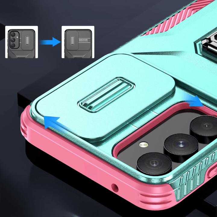 Actual product image Cover-Discount Galaxy A55 - Armor Case with kickstand (Samsung Galaxy A55)