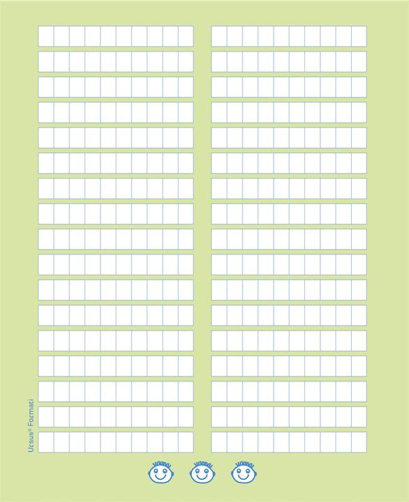Actual product image Ursus Exercise book R.2 19.5 x 24 cm quarto, squared, green (19.5 x 24 cm, Checked, Soft cover)