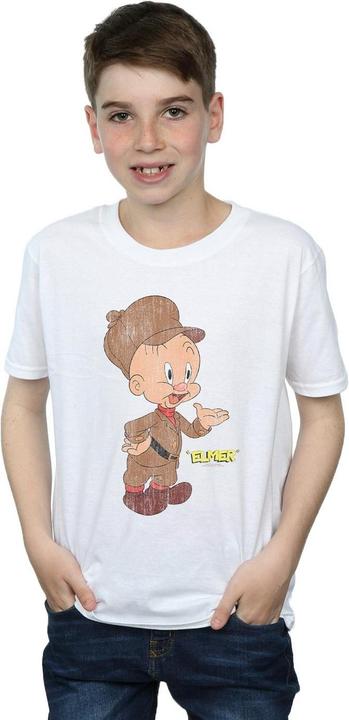 Actual product image Looney Tunes Boys Elmer Fudd Distressed T-Shirt (140, 146)