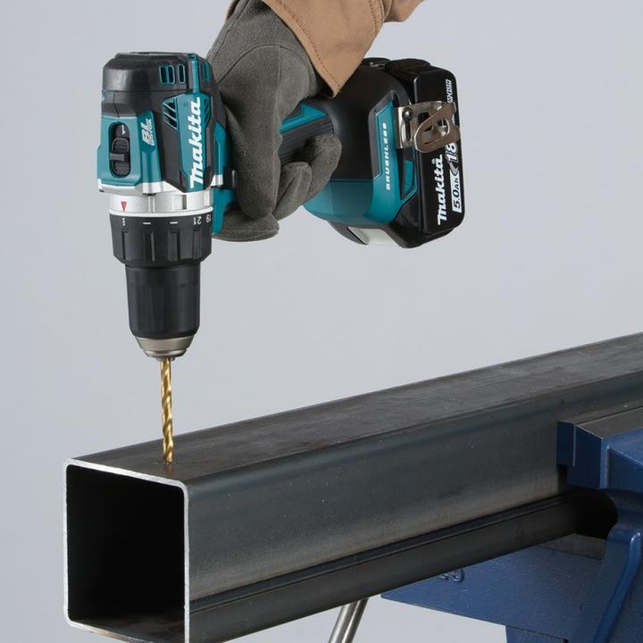 Produktbild Makita DDF484RTJ Akku-Bohrschrauber, 18 V, 2x 5,0 Ah Li-Ion, 54 (Akkubetrieb)