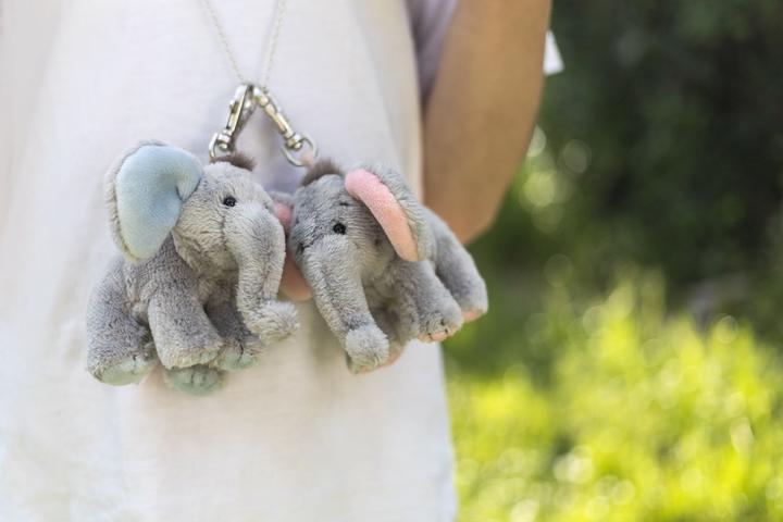 Produktbild Schaffer -Anhänger Elefant "BabySugar" blau
