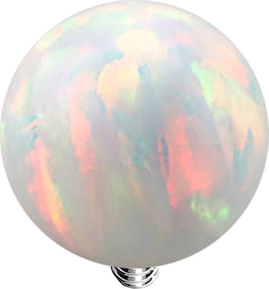Immagine prodotto Star Piercing Dermal Anchor Ball Bianco opalino (senza ottone, Acciaio chirurgico 316L)