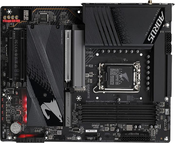 Image du produit Gigabyte Z790 AORUS ELITE AX (LGA 1700, Intel Z790, ATX)
