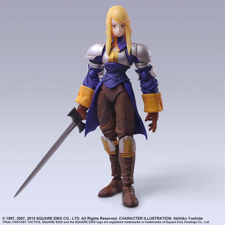 Actual product image Square Enix Final Fantasy Tactics Bring Arts action figure Agrias Oaks 14 cm
