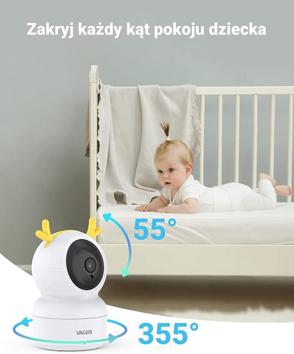 Produktbild Vacos Babyphone (Babyphone mit Kamera, 305 m)