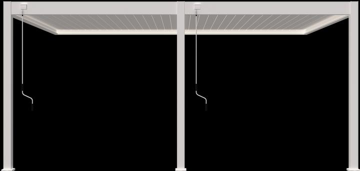 Actual product image Weide Wall pergola Deluxe Plus 3.6x5.3m White (360 cm, 530 cm)