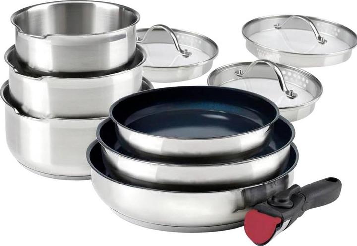 Produktbild Evok Qulinart by Brandt 194-005 Topf-Set (Pfannenset + Topfset, Edelstahl)