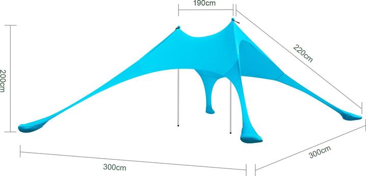 Actual product image SoBuy June (beach tent, 1.92 kg)
