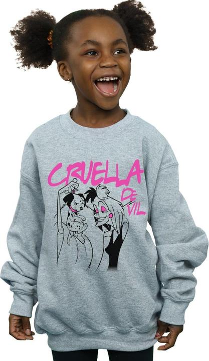 Image du produit Disney - Sweat CRUELLA DE VIL COLLARED - Fille (152, 158)