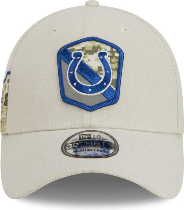 Actual product image New Era 39Thirty Cap Salute to Service Indianapolis Colts - (S/M)