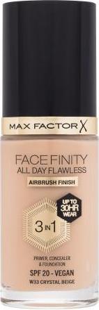 Actual product image Max Factor Facefinity All Day Flawless (W33 Crystal Beige)
