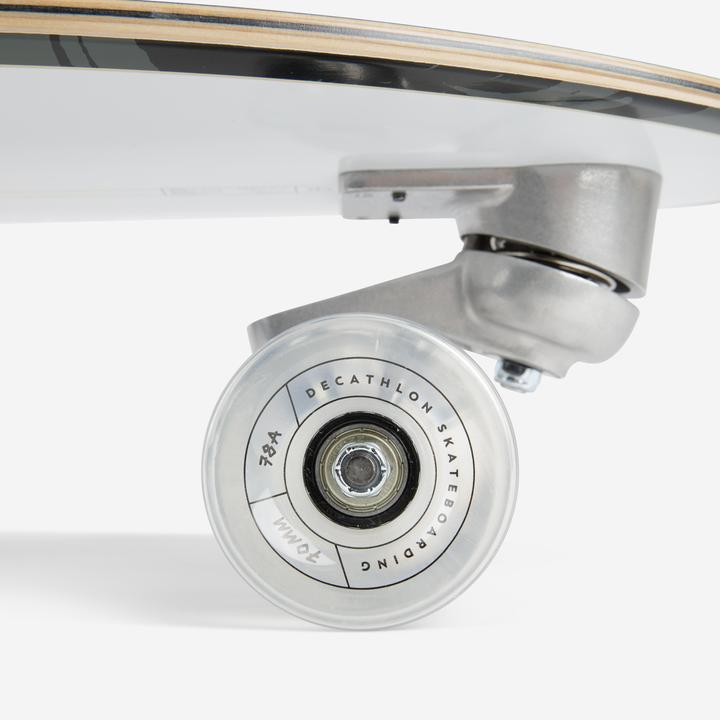 Produktbild Decathlon Longboard Surfskate Surftraining 34" - White Oil (34.06")
