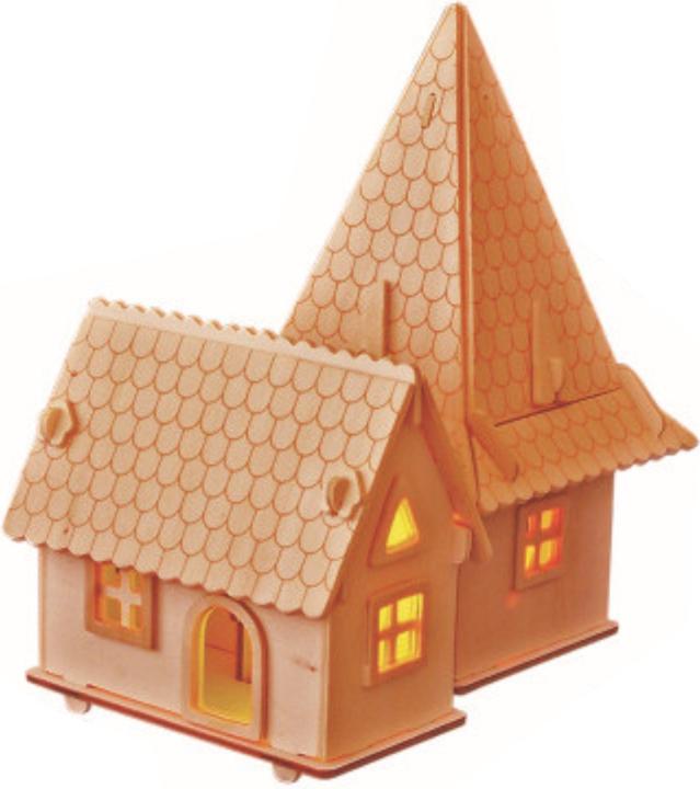 Produktbild Cover-Discount DIY Bastel-Set Holzhaus mit Beleuchtung