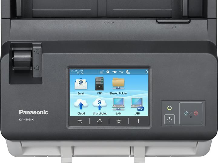 Produktbild Panasonic KV-N1058X A4 Netzwerk-Scanner 65ppm / 130 ipm Touchscreen Wi-Fi LAN 100 Blatt ADF (USB, WLAN)