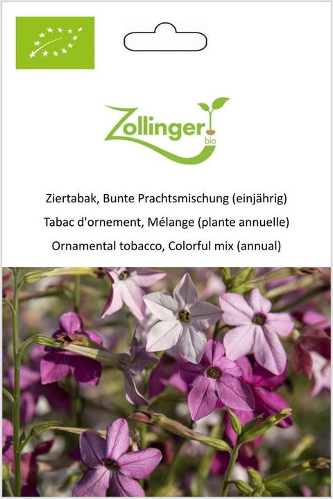 Produktbild Zollinger Bio Ziertabak, Bunte Prachtsmischung (einjährig)