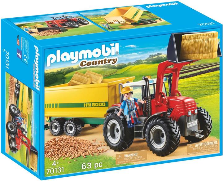 Playmobil Riesentraktor mit Anhänger (70131, Playmobil Country)