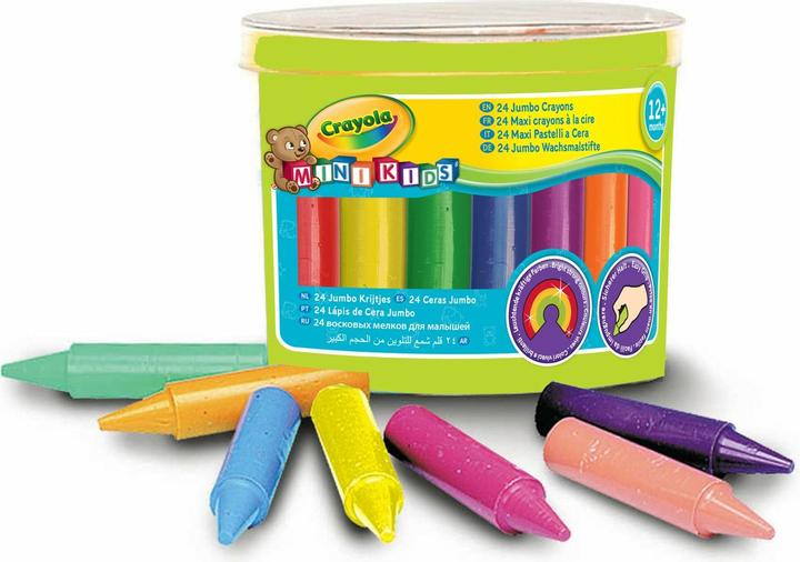 Actual product image Crayola Mini Kids - Dick wax crayons (Multi-colours, 24 x)