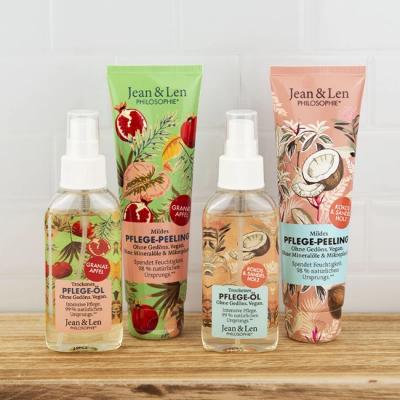 Produktbild Jean & Len Coconut Sandalwood, Body Peeling, 125 ml (125 ml)