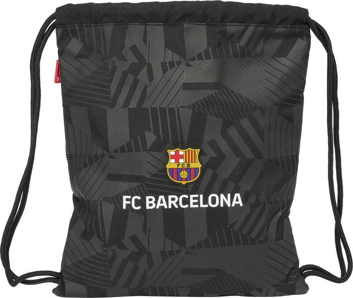 FC Barcelona Rucksacktasche mit Bändern F.C. Barcelona Black Schwarz 35 x 40 x 1 cm (5 l)