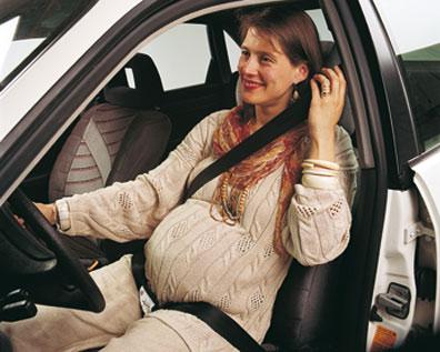 Produktbild Werkstein Schwangerschafts Auto-Gurt Baby Bauch - Schwarz (One Size)