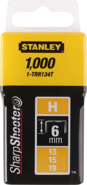 Immagine prodotto Stanley Graffette tipo H 6mm 1000 pezzi