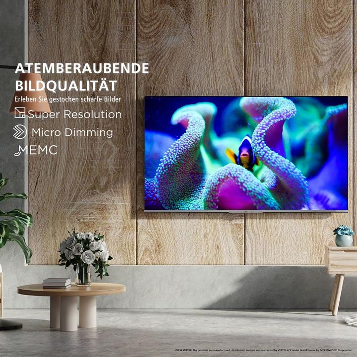 Actual product image JVC LT-50VUQ3455 LED-TV UHD QLED TIVO (50", QLED, 4K, 2024)