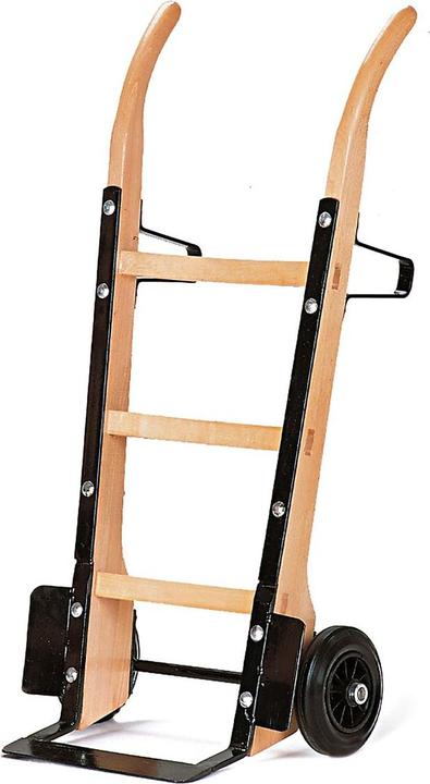 Image du produit Rollcart Diable en bois avec pelle en acier plat (250 kg)