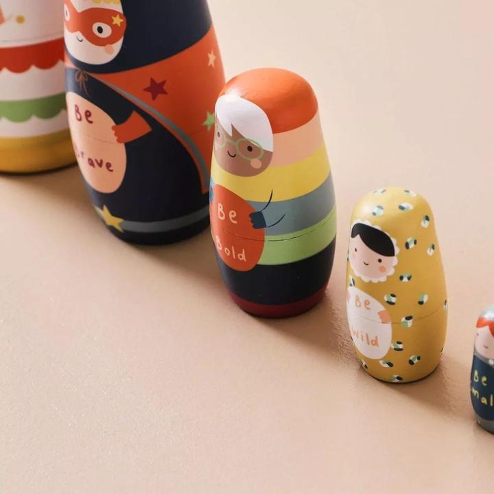 Produktbild Just Bee Kids Stapelspielzeug Matroschka aus Holz