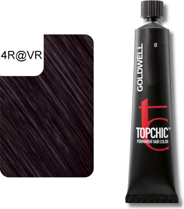 Image du produit Goldwell Topchic Elumenated (4RVR - brun moyen éluminé rouge violet)