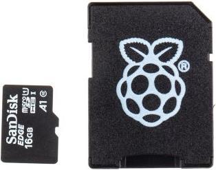 Produktbild Raspberry Pi 16GB MicroSD Karte mit Noobs (16 GB, microSD)
