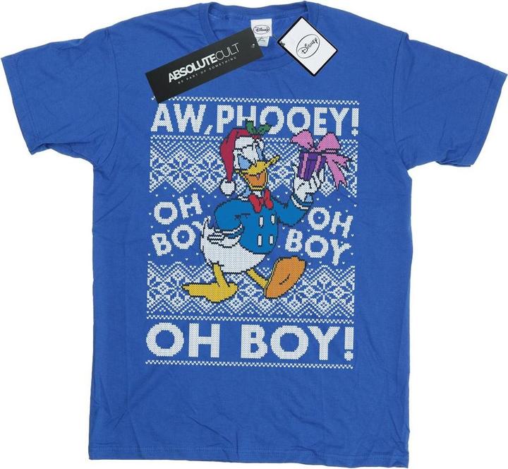 Produktbild Disney Donald Duck Christmas Fair Isle TShirt (XL)