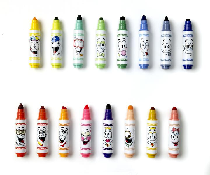 Actual product image Crayola Pipsqueak with fantasy dots, 16st. (Multi-colours, 16 x)