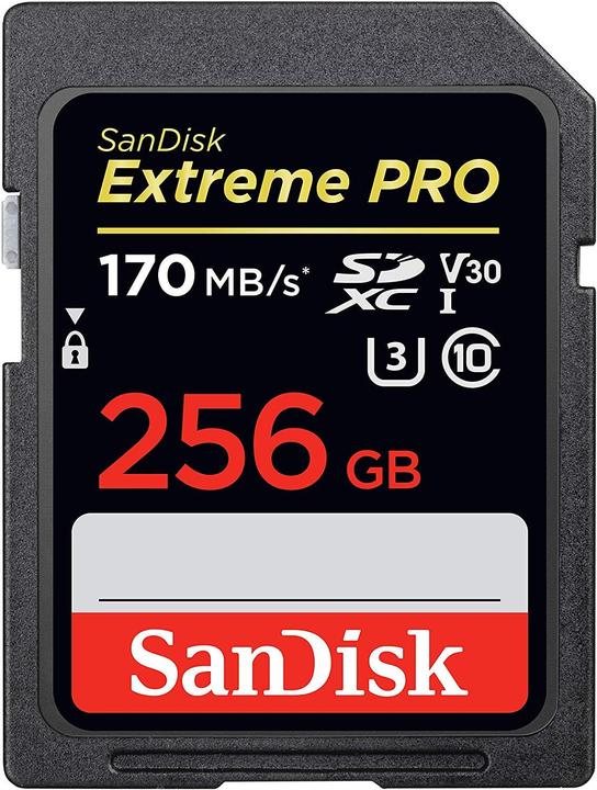 Produktbild SanDisk Extreme Pro SDXC U3 (256 GB, SDXC, U3, UHS-I)