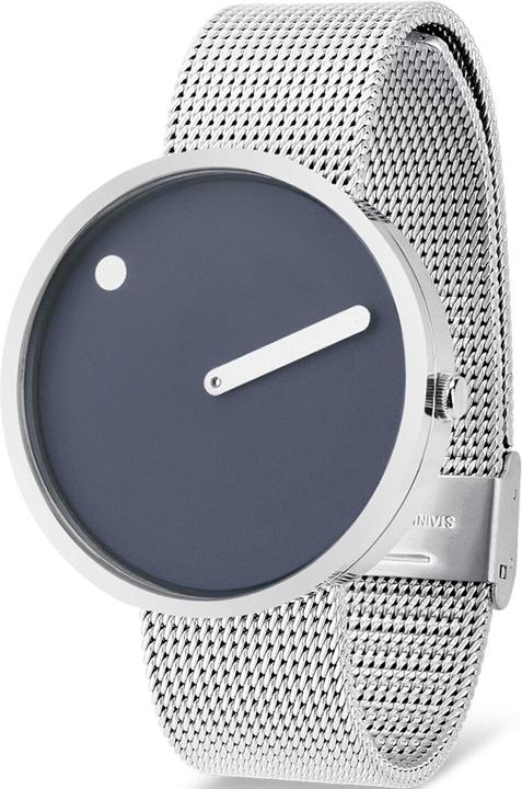 Produktbild Picto 43393-0820 Unisex Uhr Midnight Blue 40mm 5ATM (Analoguhr, 40 mm)