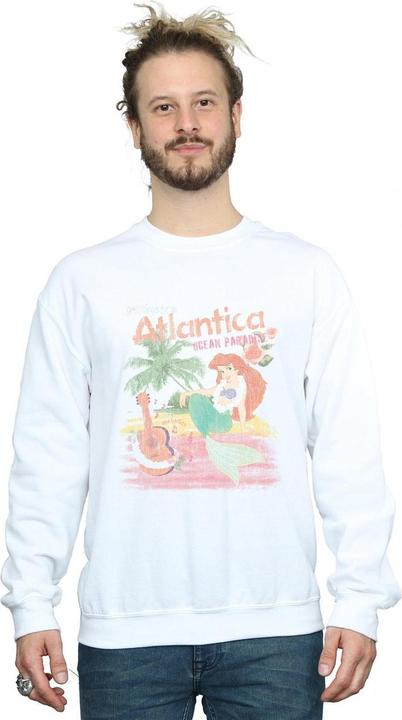 Actual product image Disney Mens The Little Mermaid Greetings From Atlantica Sweatshirt (L)