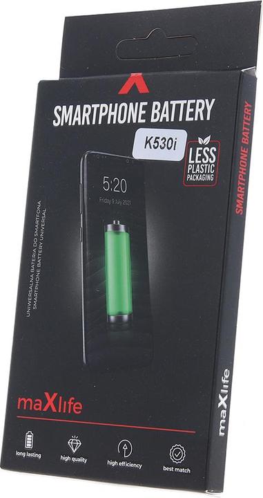 Image du produit Maxlife batterie pour Sony Ericsson K530i / K550i / K800i / BST-33 1000mAh
