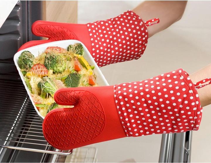 Produktbild Wenko Backhandschuhe (Silikon, 60% Baumwolle, 40% Polyester)